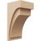 Ekena Millwork 11"W x 11"D x 22"H Wide Rivera Rough Cedar Woodgrain TimberThane Corbel, Primed Tan CORUR11X11X22RIVRCPR - alternate 1